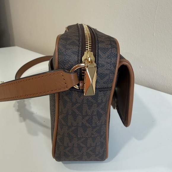 Michael Kors Parker Medium Logo Crossbody Bag - Picture 5 of 15